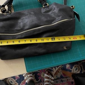 Leather Black Purse by Elliott Lucca